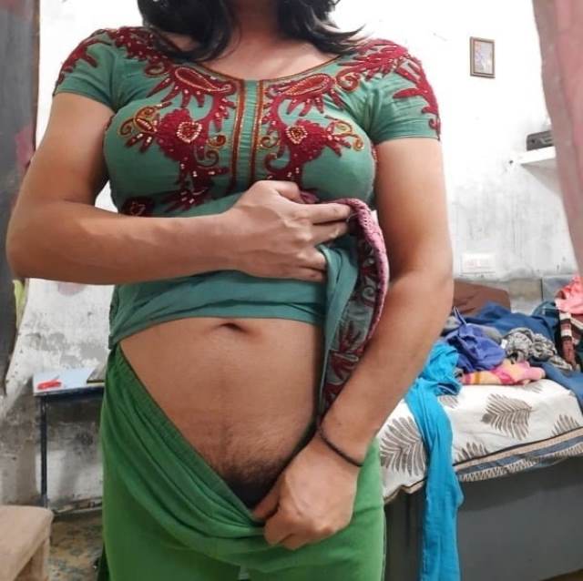 Hot bhabhi strip teasing hairy pussy photos 1