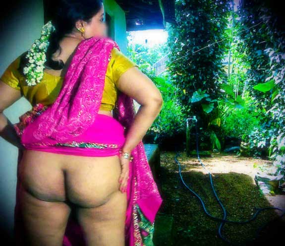 telugu aunty showing her ass
