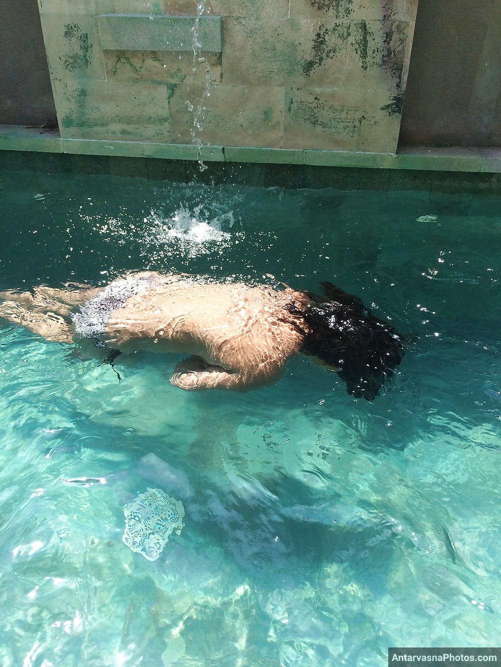 goa resort sexy boss bra panties pics 5