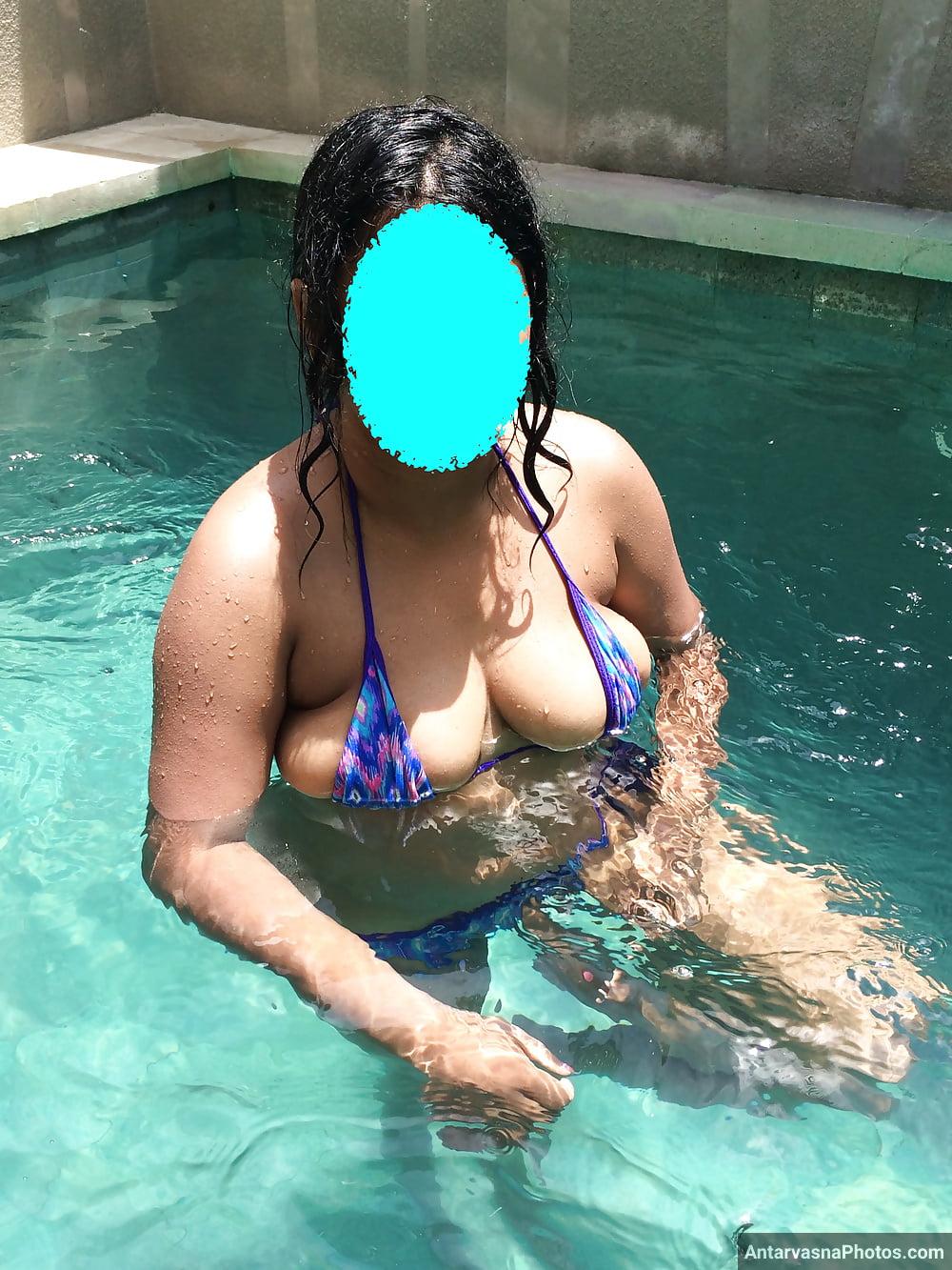 goa resort sexy boss bra panties pics 26