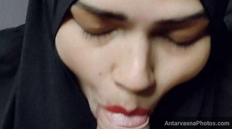 hijab hot muslim girl sucks lund
