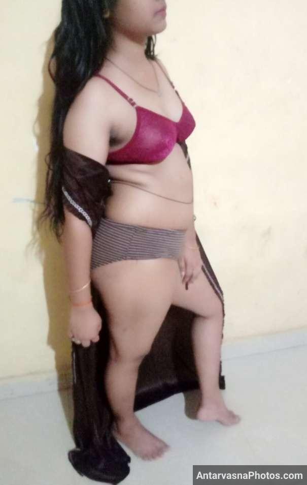 brown night gown hot desi wife pics 5