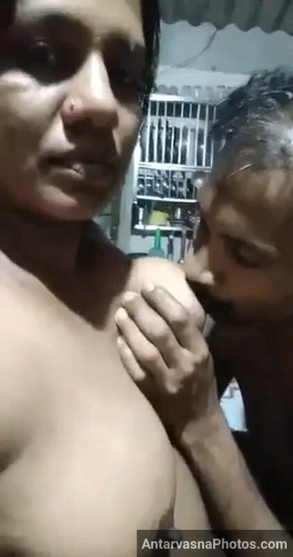 lady sarpanch aunty boobs suck pics 7