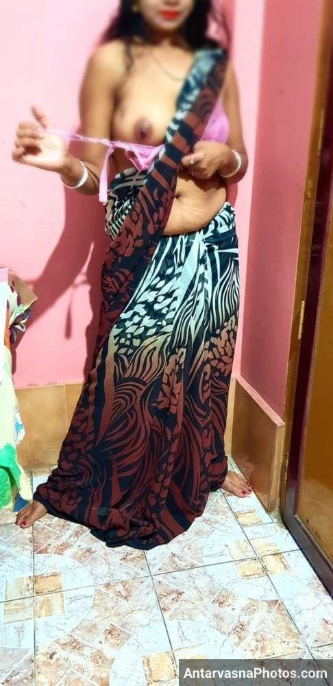 sexy gujju aunty saree striptease photos 12