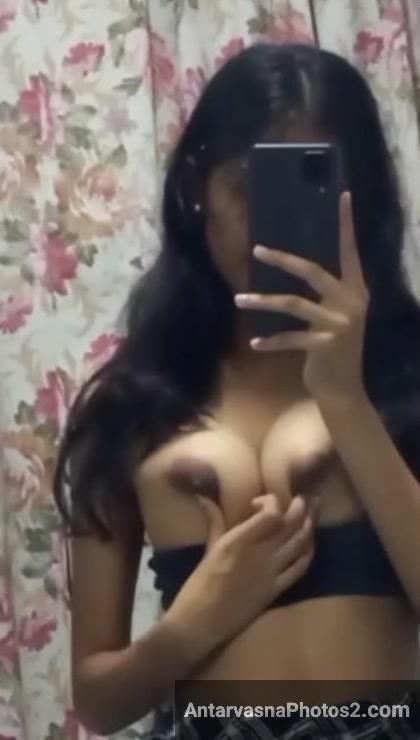 desi college girl nude boobs selfies 9